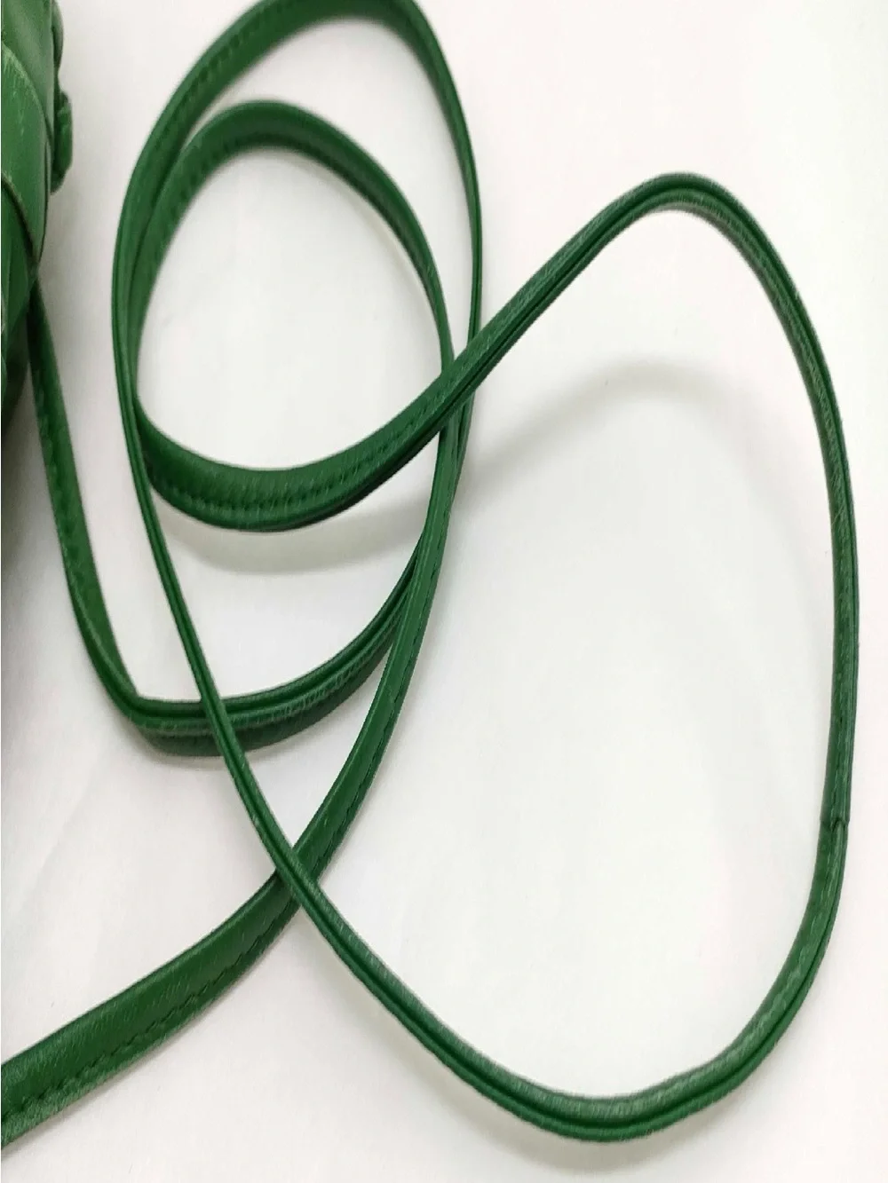 Bottega Veneta Green Intrecciato Leather Crossbody